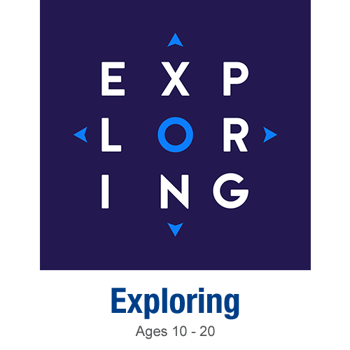 Exploring logo square